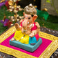 6INCH Eco-Friendly Haridra Ganapati | Plant-A-Ganesha