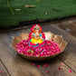 6INCH Eco-Friendly Jaswand Flower Ganapati | Plant-A-Ganesha