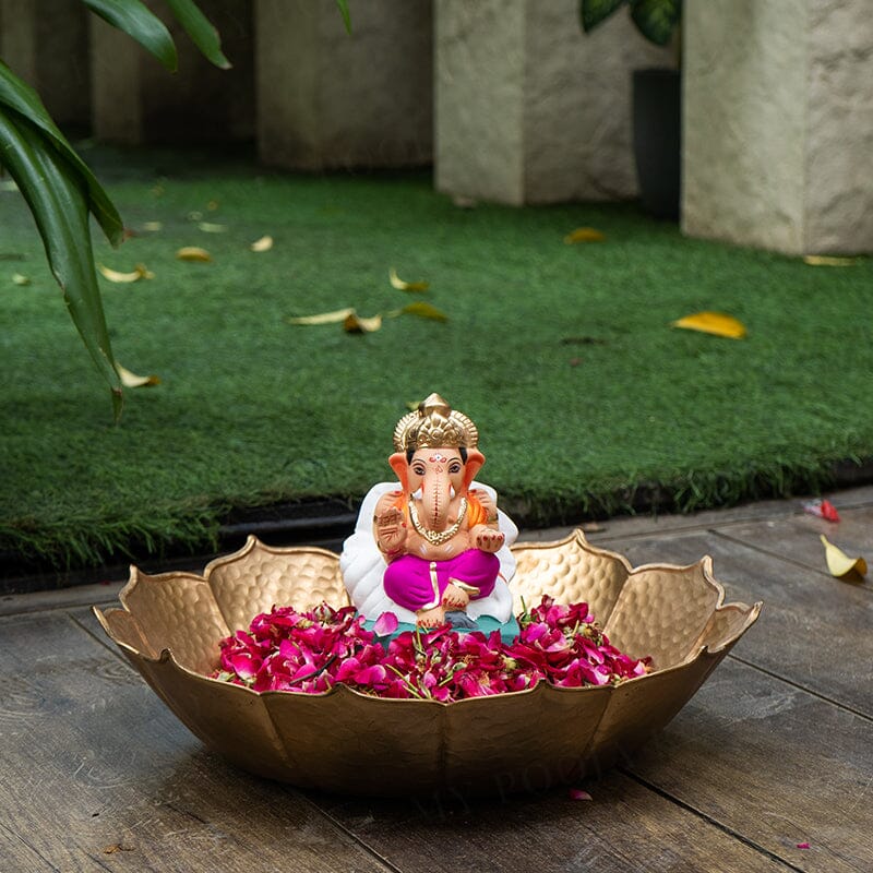 6INCH Eco-Friendly Shankh Shree Ganpati | Plant-A-Ganesha