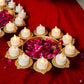 Aesthetic Floral Urli With Diya Gift Box