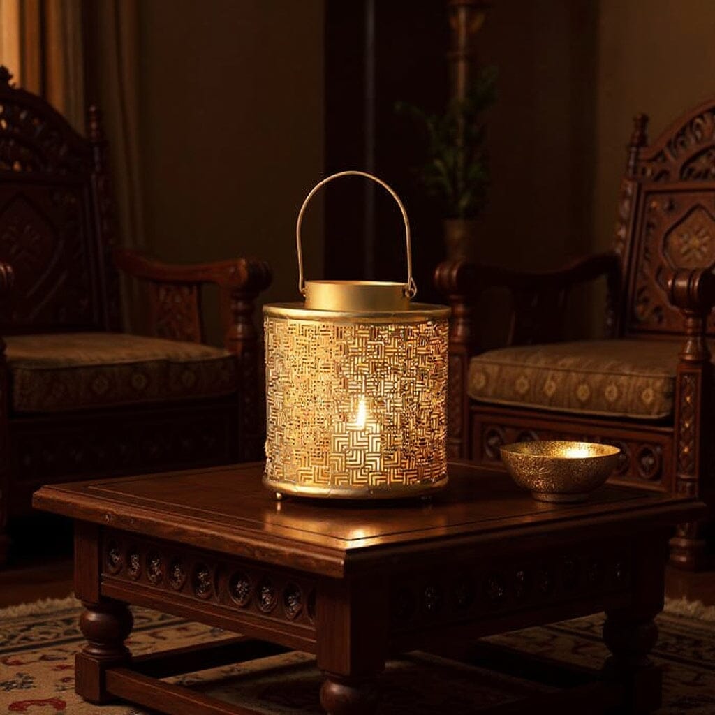 Antique Golden Aranaya Lantern