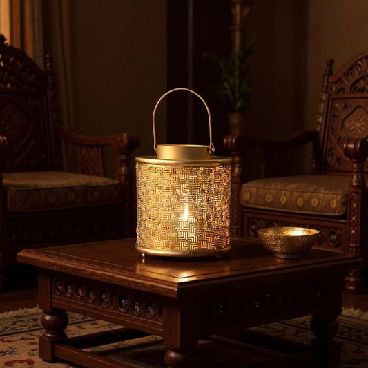 Antique Golden Aranaya Lantern