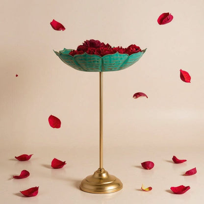 Mint Green Urli With Stand