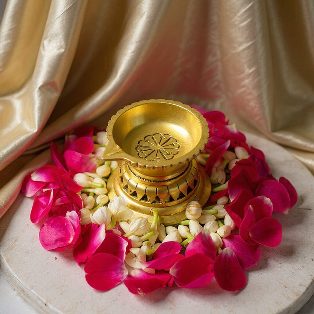 Mandala Art Traditional Diya