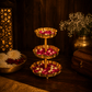 Elegant Gold Three-Tier With Urli