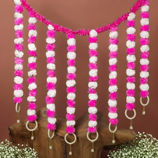 Incredible Floral Light Pink White Backdrop Decoration