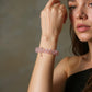 Rose Quartz Crystal Healing Bracelet For Self Esteem & Self Love
