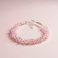 Rose Quartz Crystal Healing Bracelet For Self Esteem & Self Love