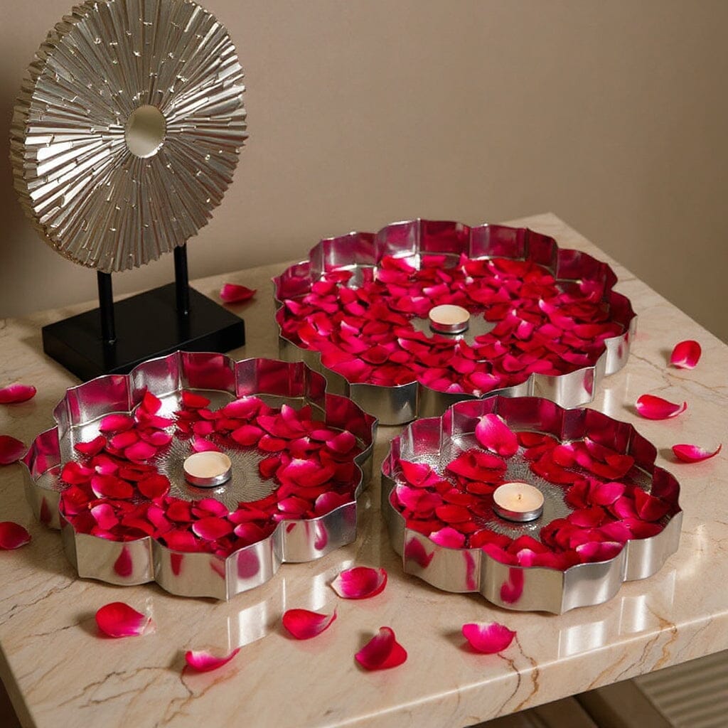 Neerja Silver Finish Urli