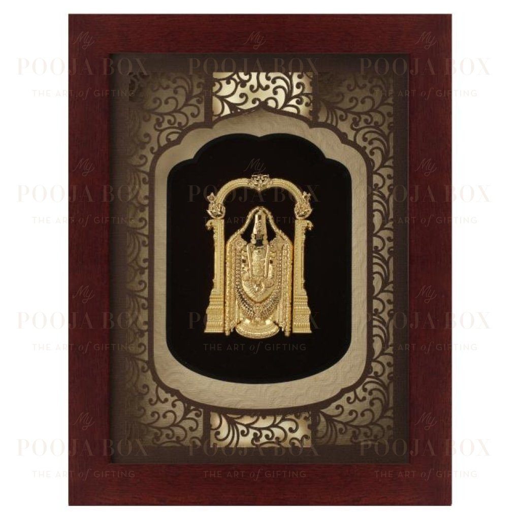 24K Gold Foil Big Balaji Elite Frame Framed Paintings