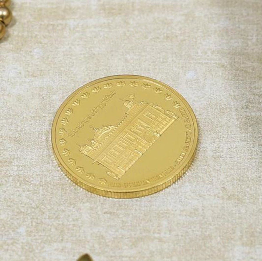 24K Gold Foil Golden Temple Coin & Bar