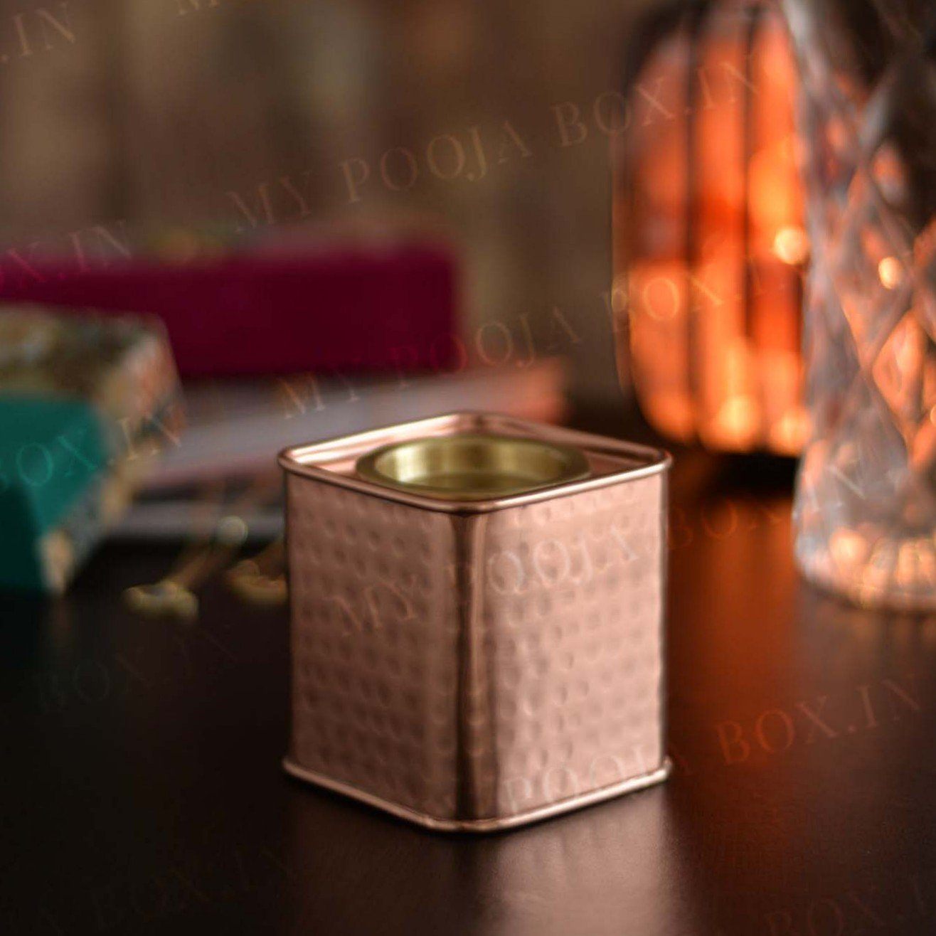 Lavish Copper Canister