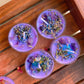 Amethyst Lavender Crystal Aromatherapy Candles (Set of 4)