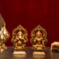 Handcrafted Brass Ganesha Lakshmi Idols