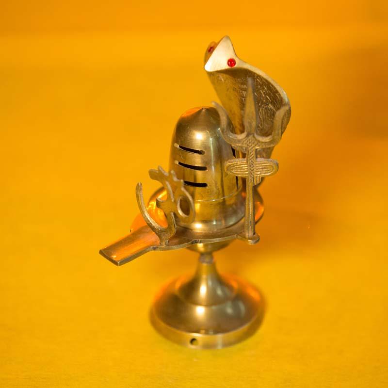 Shivling with Om Trishul Nag