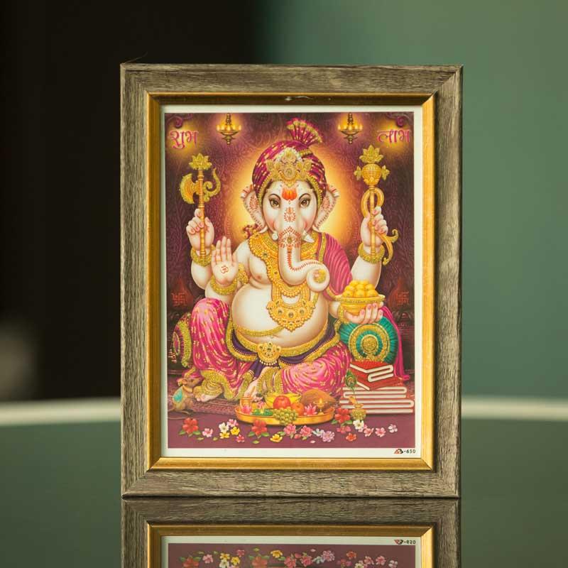 Elegant Lord Ganesha Framed Painting