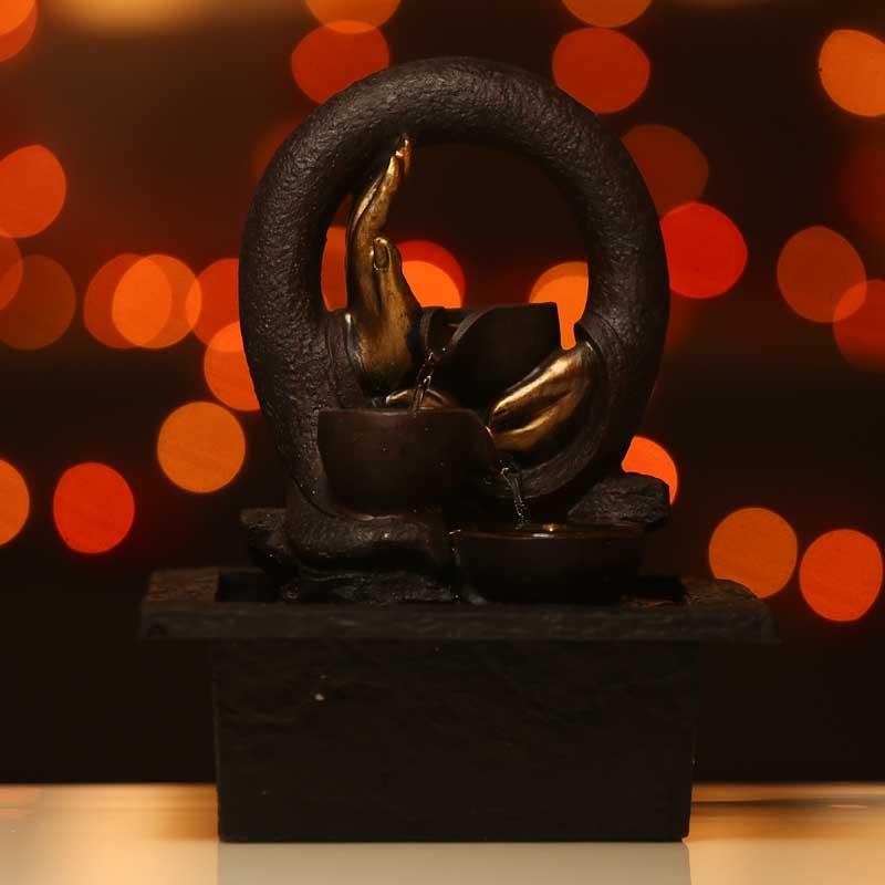 Divine Buddha Hand Indoor Water Fountain