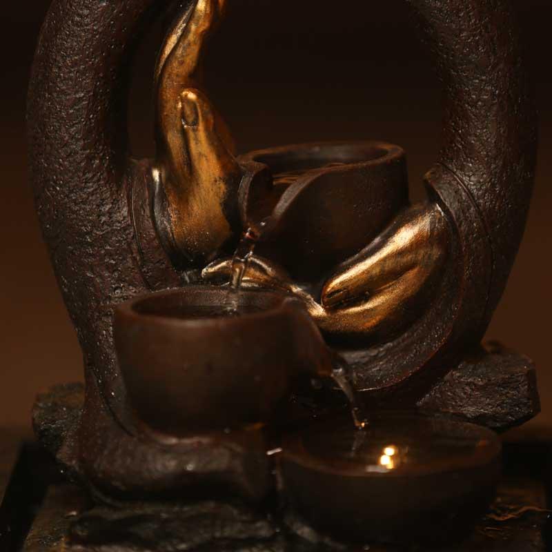 Divine Buddha Hand Indoor Water Fountain