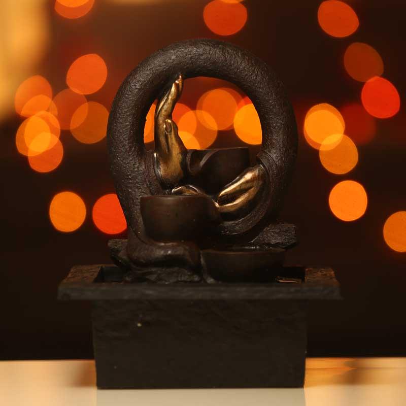 Divine Buddha Hand Indoor Water Fountain