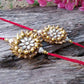 Gorgeous Handcrafted Gota Patti Rakhi (Set of 2)