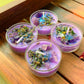 Amethyst Lavender Crystal Aromatherapy Candles (Set of 4)