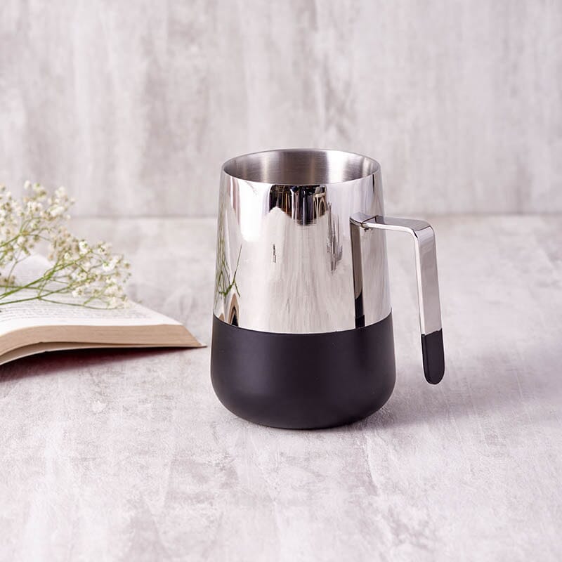 Black Steel Mug (SS & BLACK COMBO) Set of 2