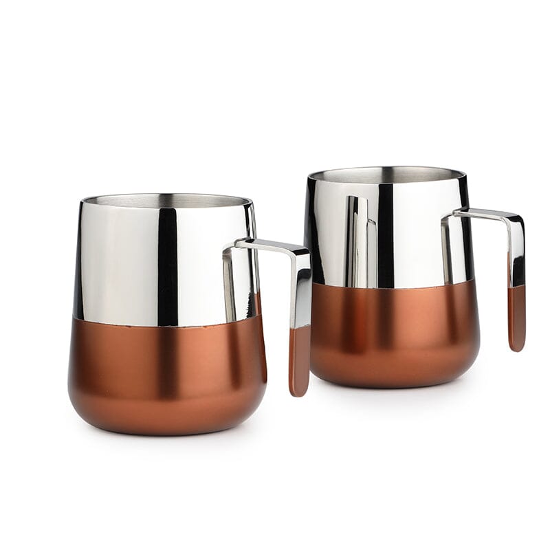 Chromology Mugs (SS & Brass Combo) Set of 2