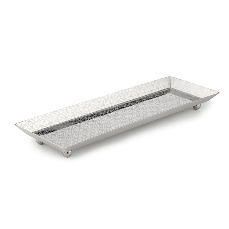 Long Steel Rectangular Platter Dish
