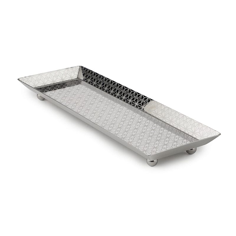 Long Steel Rectangular Platter Dish