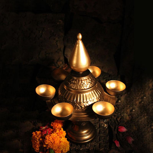 Enchanting Deepavali Traditional Tlight Lamp