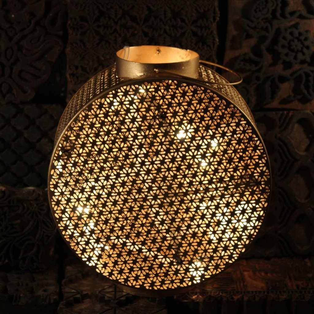 Dazzling Handcrafted Round Hanging Lamp