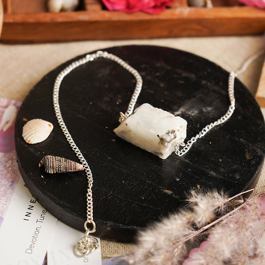 Moonstone Natural Crystal Necklace