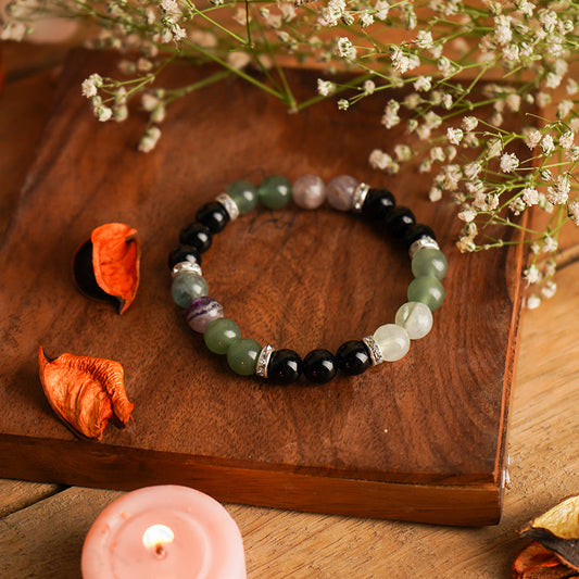 Pisces Zodiac Crystal Bracelet