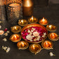 Aesthetic Floral Urli With Diya