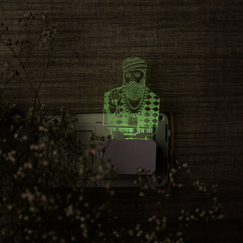 LED Illusion Guru Nanak Dev Plug In