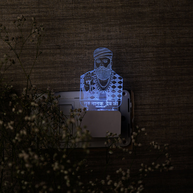 LED Illusion Guru Nanak Dev Plug In