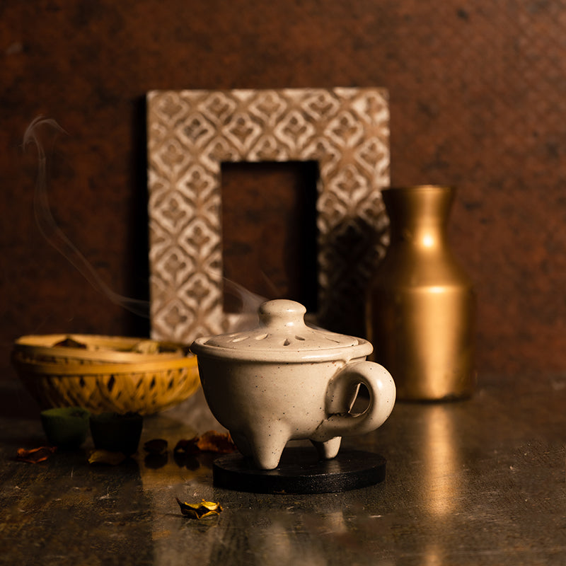 Classic Ceramic Incense & Dhoop Burner