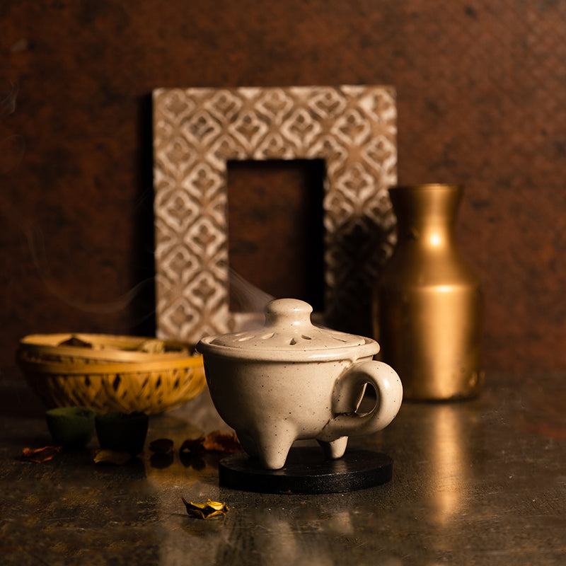Classic Ceramic Incense & Dhoop Burner