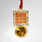 Divine Shri Guru Yantra Pendant with Yellow Stone