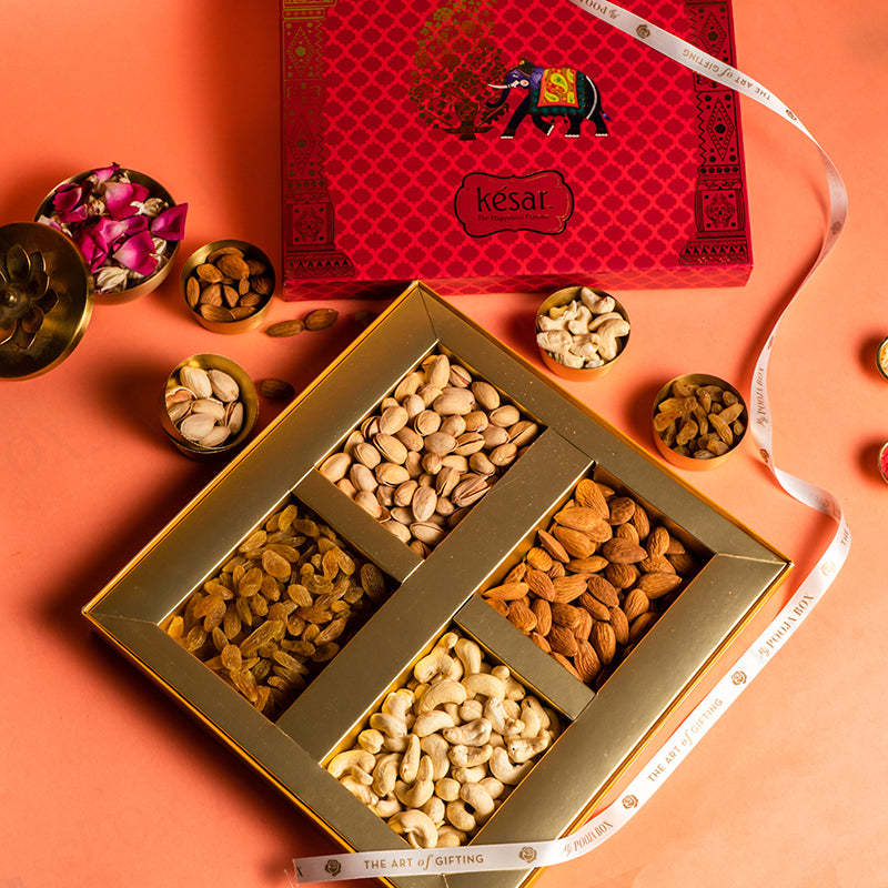 Buy Dry Fruit Box Online in India - Mypoojabox.in