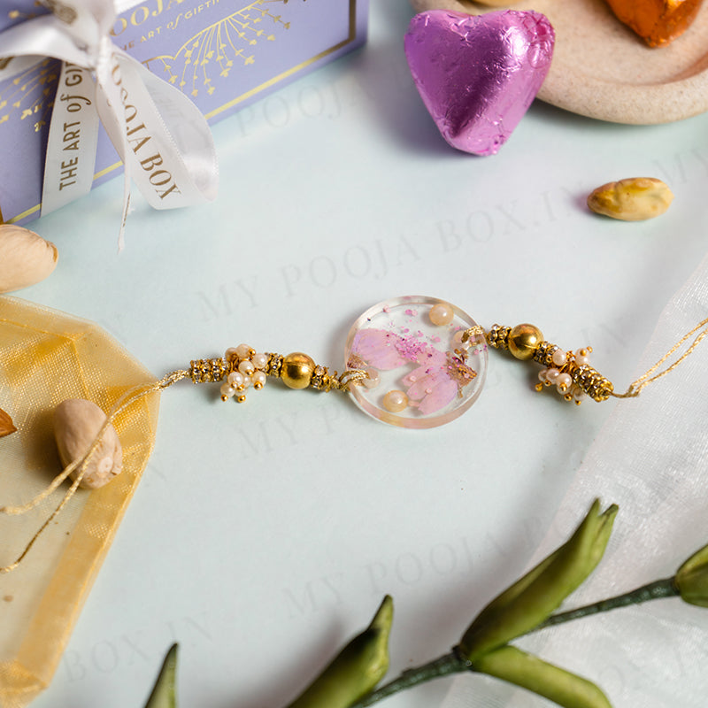 Lilac Resin Rakhi