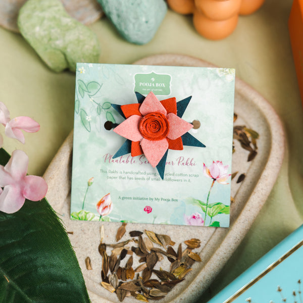 Eco-Friendly Plantable Seed Jasmine Rakhi