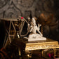 Auspicious Lord Shiva Gold Plated Marble Idol