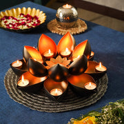 Handcrafted Polished Lotus Diya
