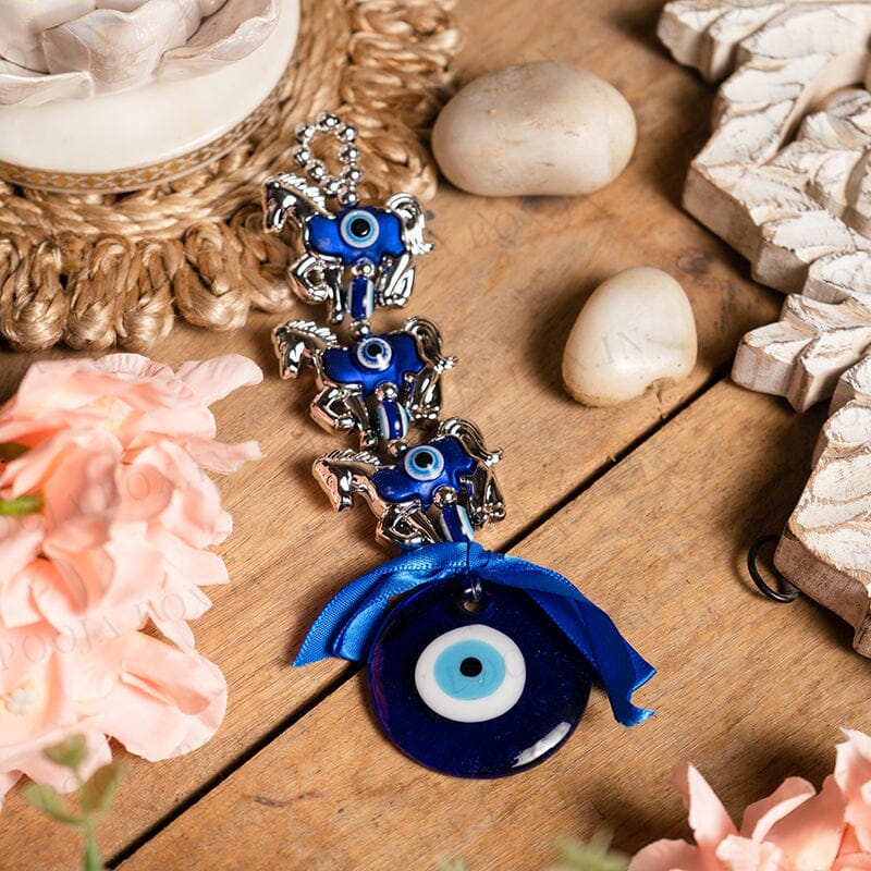 Evil Eye Horse Wall Hanging Protection Amulet