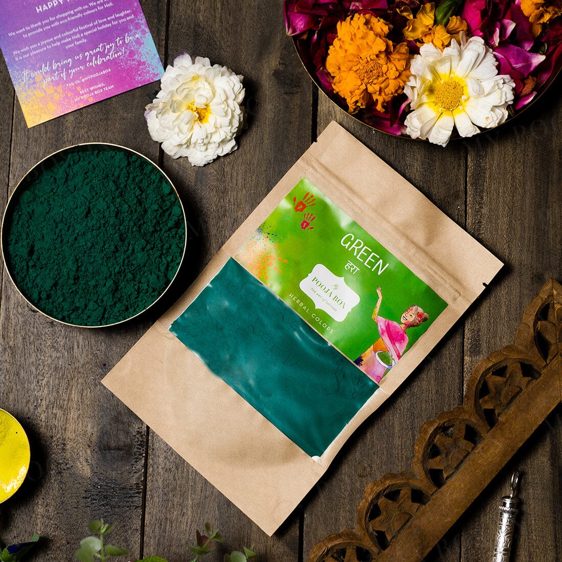 Holi Herbal Green Gulaal/ Color