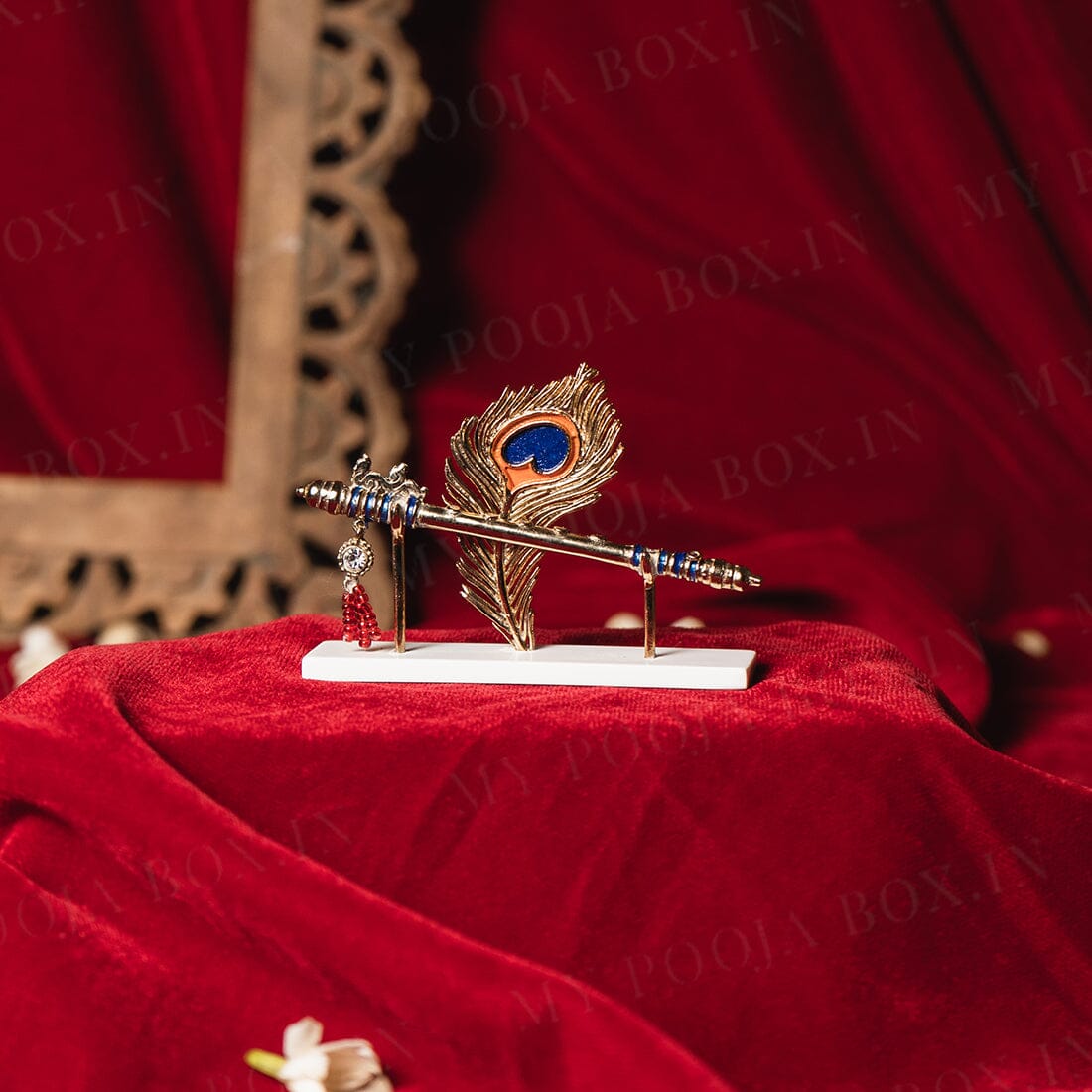 Light Weight Gold Plated Krishna's Flute