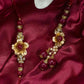 24K Gold Foil Floral Bhaiya Bhabhi Rakhi-Set Of 2