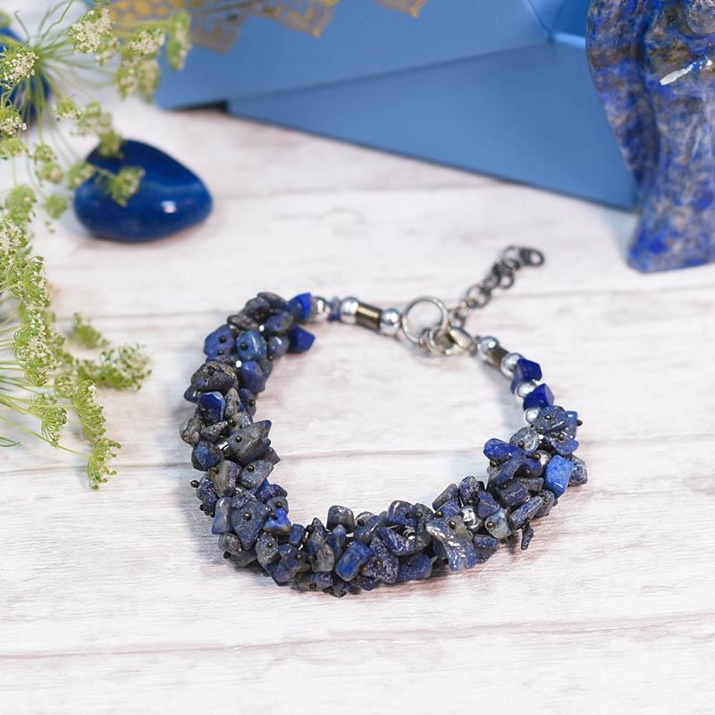 Lapis Lazuli Bracelet - 8mm | Expression & Communication – The Lilith store