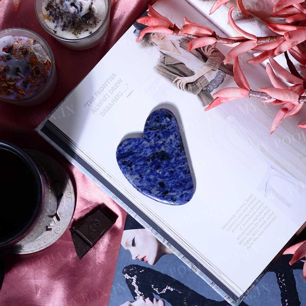 Natural Lapis Lazuli Gua Sha Facial Tool